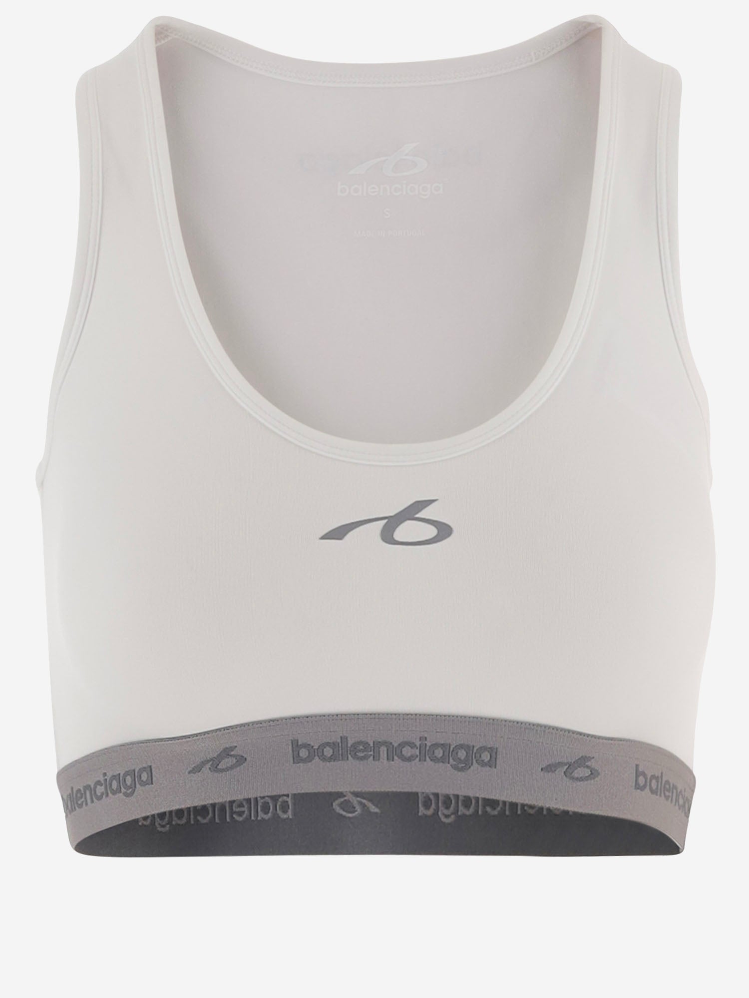 TOP ELASTICIZZATO IN NYLON A0023Q TUVN79000 BALENCIAGA 
