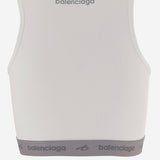 TOP ELASTICIZZATO IN NYLON A0023Q TUVN79000 BALENCIAGA 