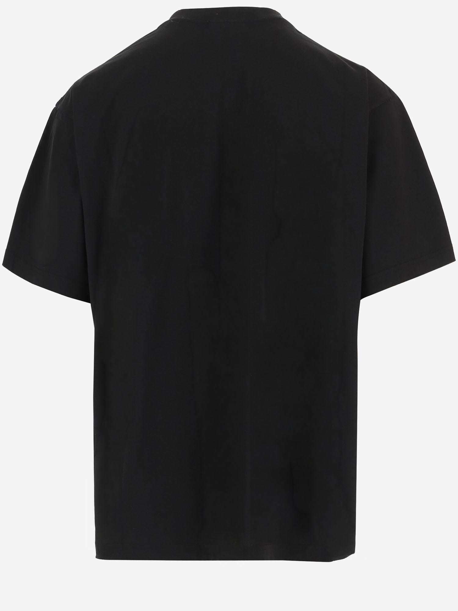 T-SHIRT IN COTONE CON LOGO A00497 TUVO91000 BALENCIAGA 