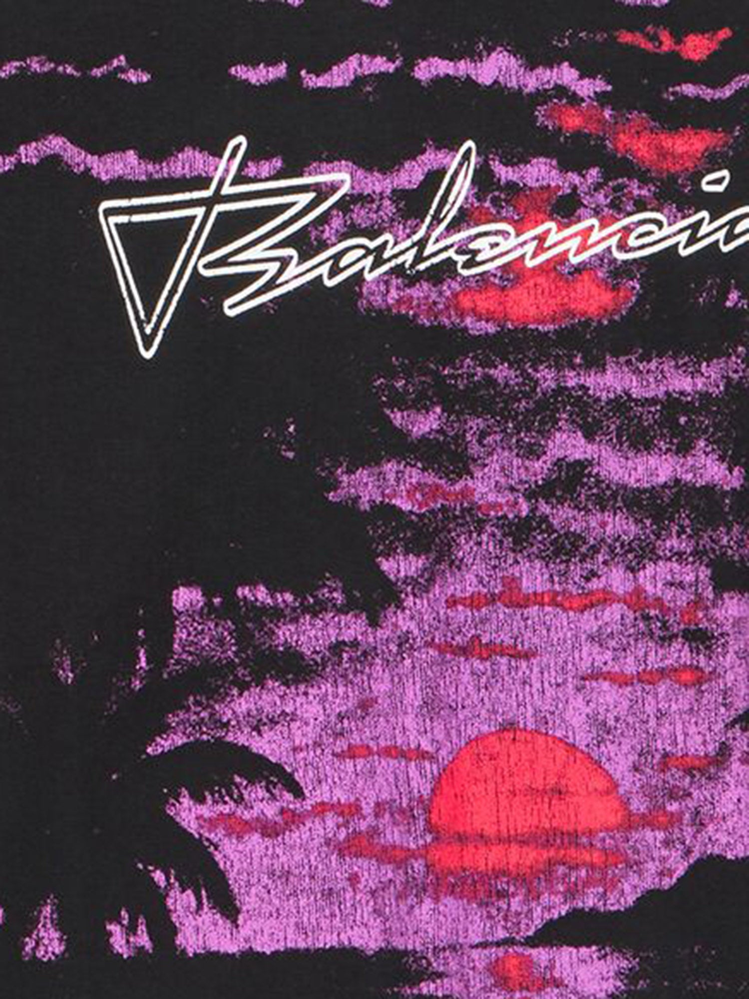 T-SHIRT IN COTONE CON LOGO A00497 TUVO91000 BALENCIAGA 