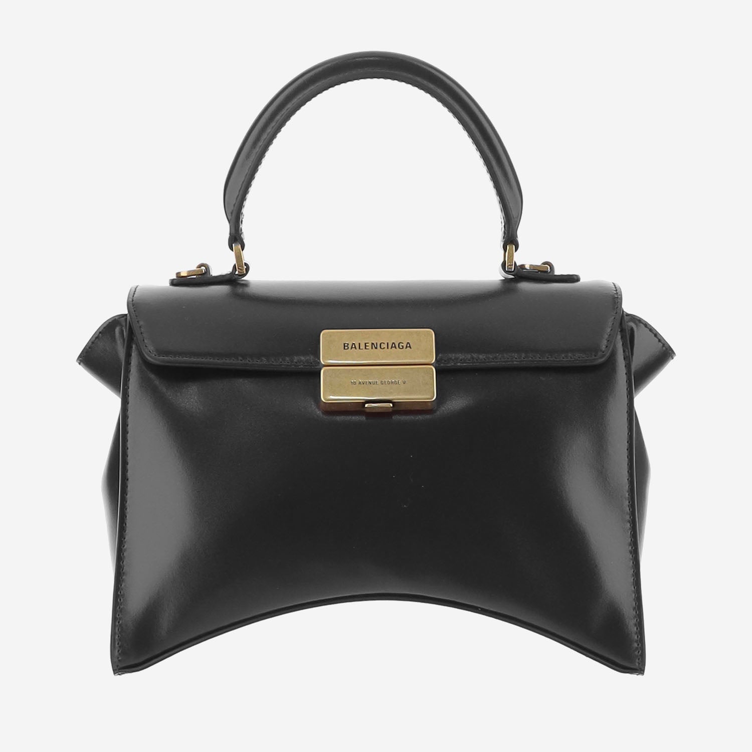 BORSA Hourglass Avenue Piccola in pelle A007IH 2ACT21000 BALENCIAGA 