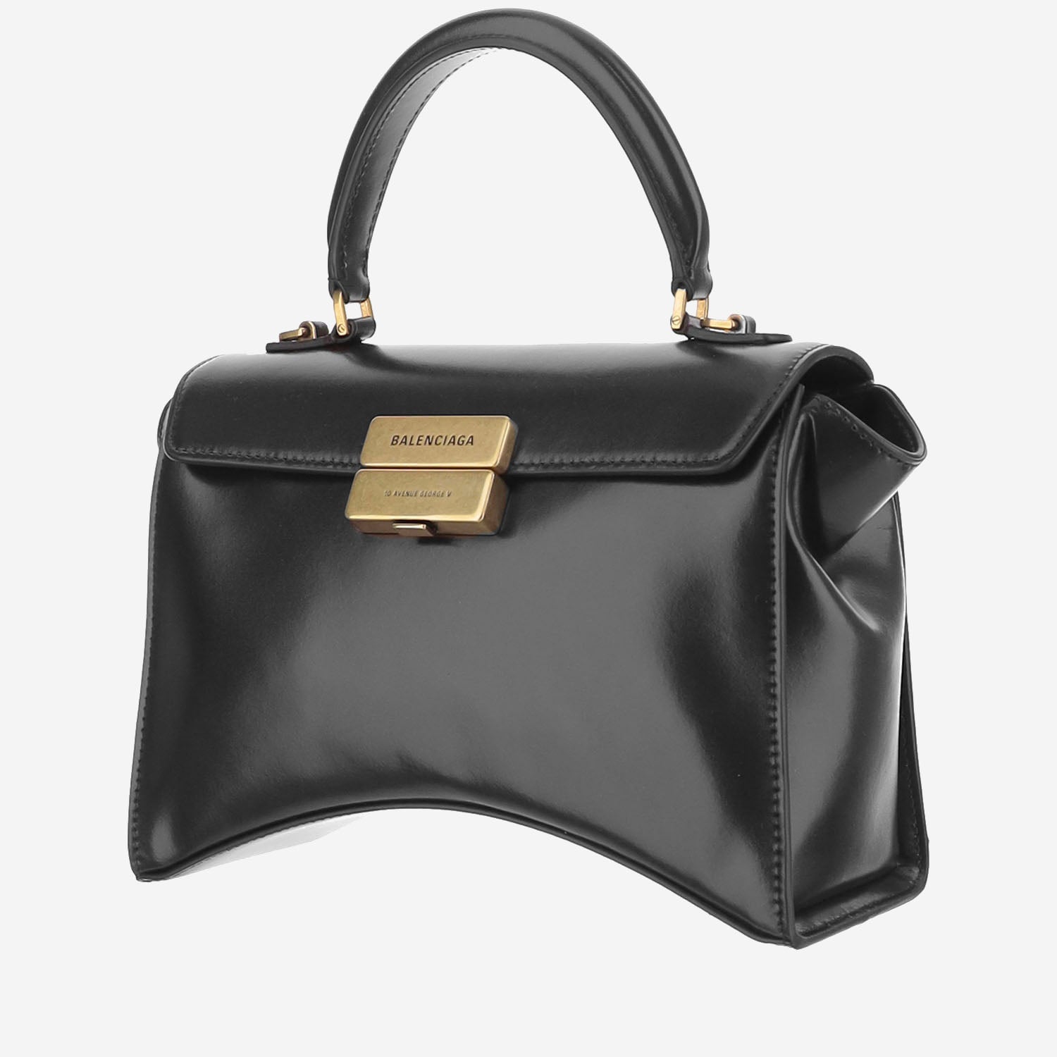 BORSA Hourglass Avenue Piccola in pelle A007IH 2ACT21000 BALENCIAGA 