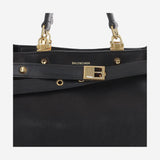 BORSA CARRYALL IN PELLE CON LOGO A007J4 2ACT41000 BALENCIAGA 