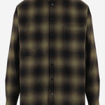 CAMICIA OVERSIZE IN MISTO LANA CON CAPUCCIO A009KA TVT042863 BALENCIAGA 