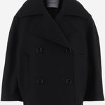 CAPPOTTO COCOON CORTO IN MISTO LANA A009LUT UU371000 BALENCIAGA 
