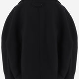 CAPPOTTO COCOON CORTO IN MISTO LANA A009LUT UU371000 BALENCIAGA 