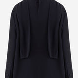 CAMICIA CON SCIARPA IN CRÊPE DI SETA A009OM TUT141000 BALENCIAGA 
