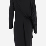 ABITO IN SETA CON FIOCCO IN VELLUTO DR0000000151 0PA BALMAIN 