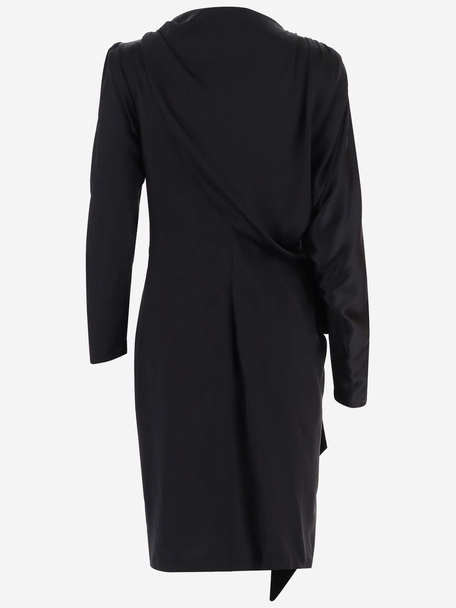 ABITO IN SETA CON FIOCCO IN VELLUTO DR0000000151 0PA BALMAIN 