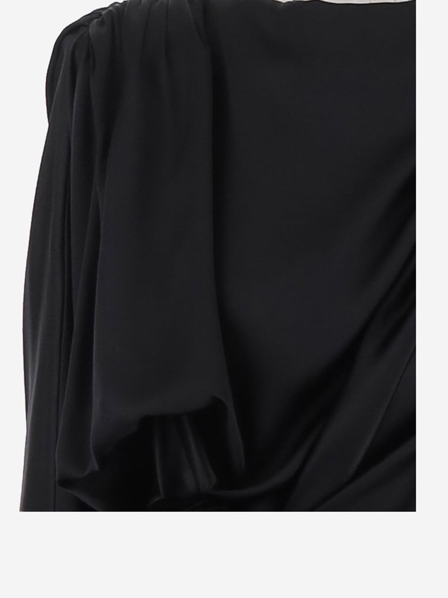 ABITO IN SETA CON FIOCCO IN VELLUTO DR0000000151 0PA BALMAIN 