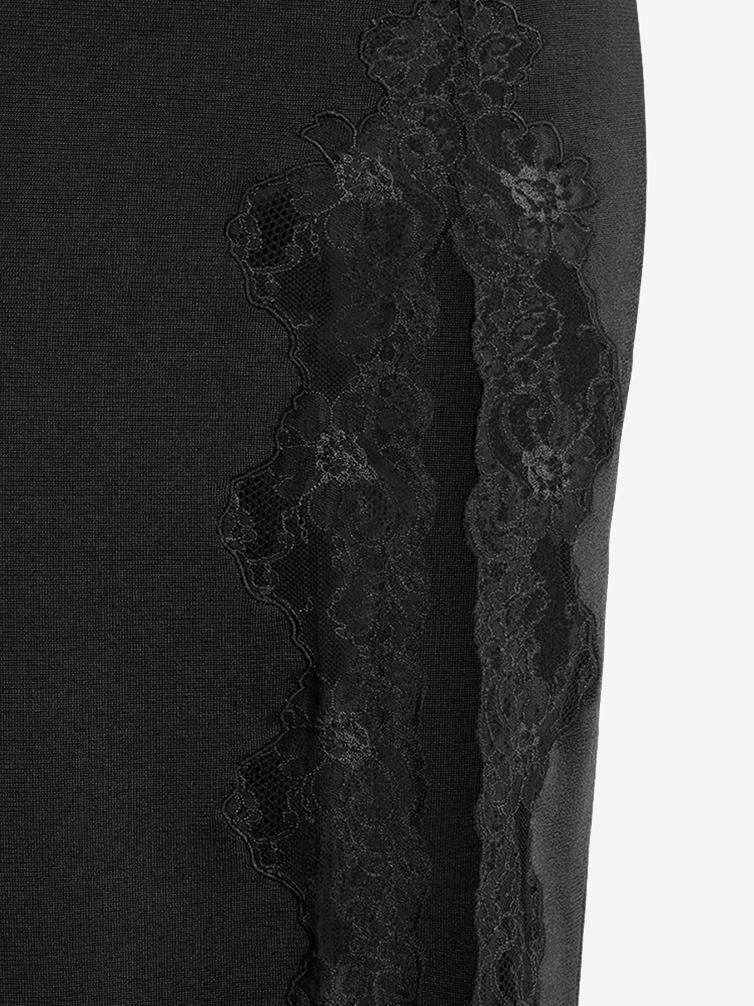 GONNA MIDI IN MAGLIA E PIZZO SK0000000082 0PA BALMAIN 