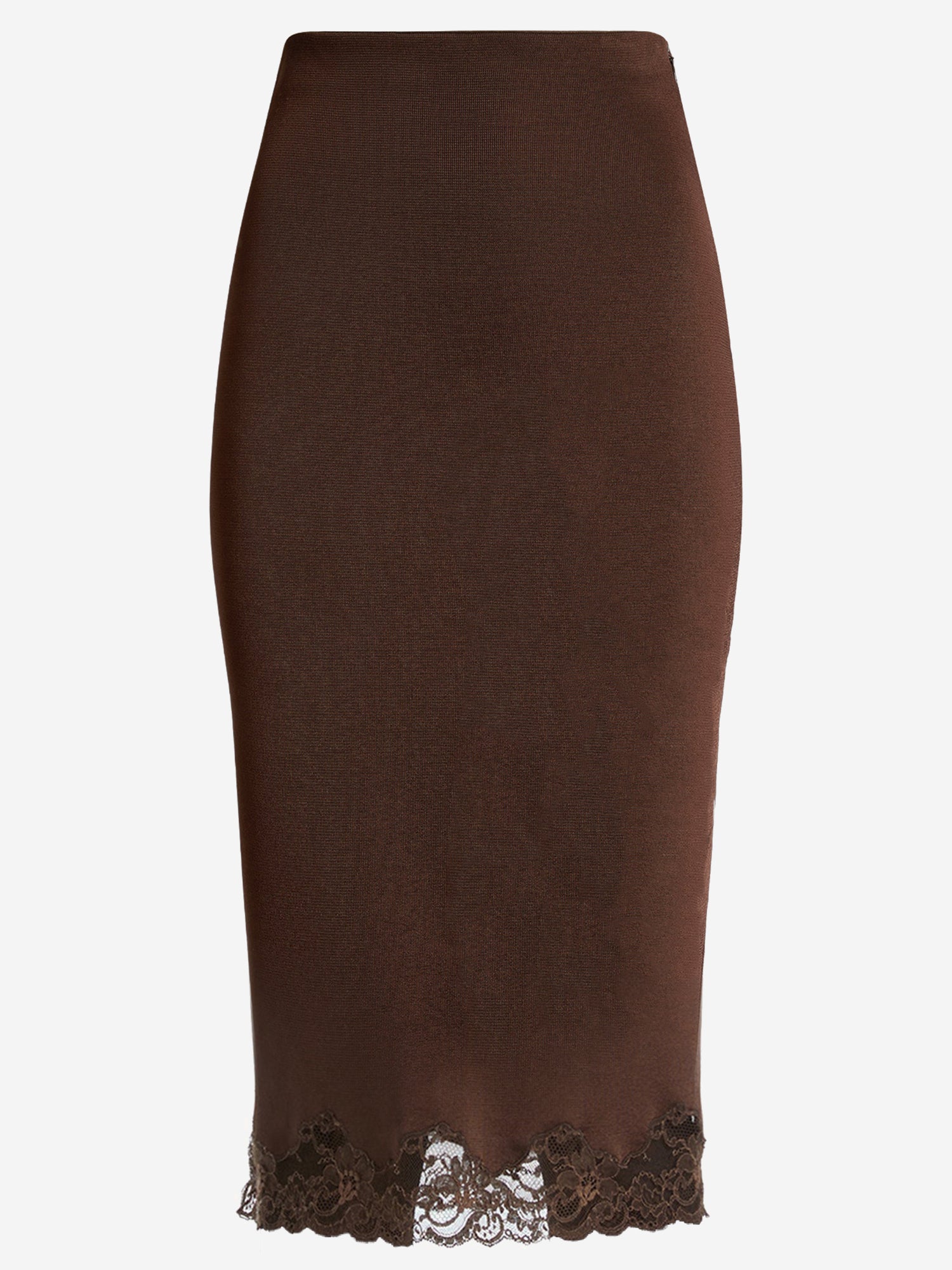 GONNA MIDI IN MAGLIA E PIZZO SK0000000082 A91 BALMAIN 