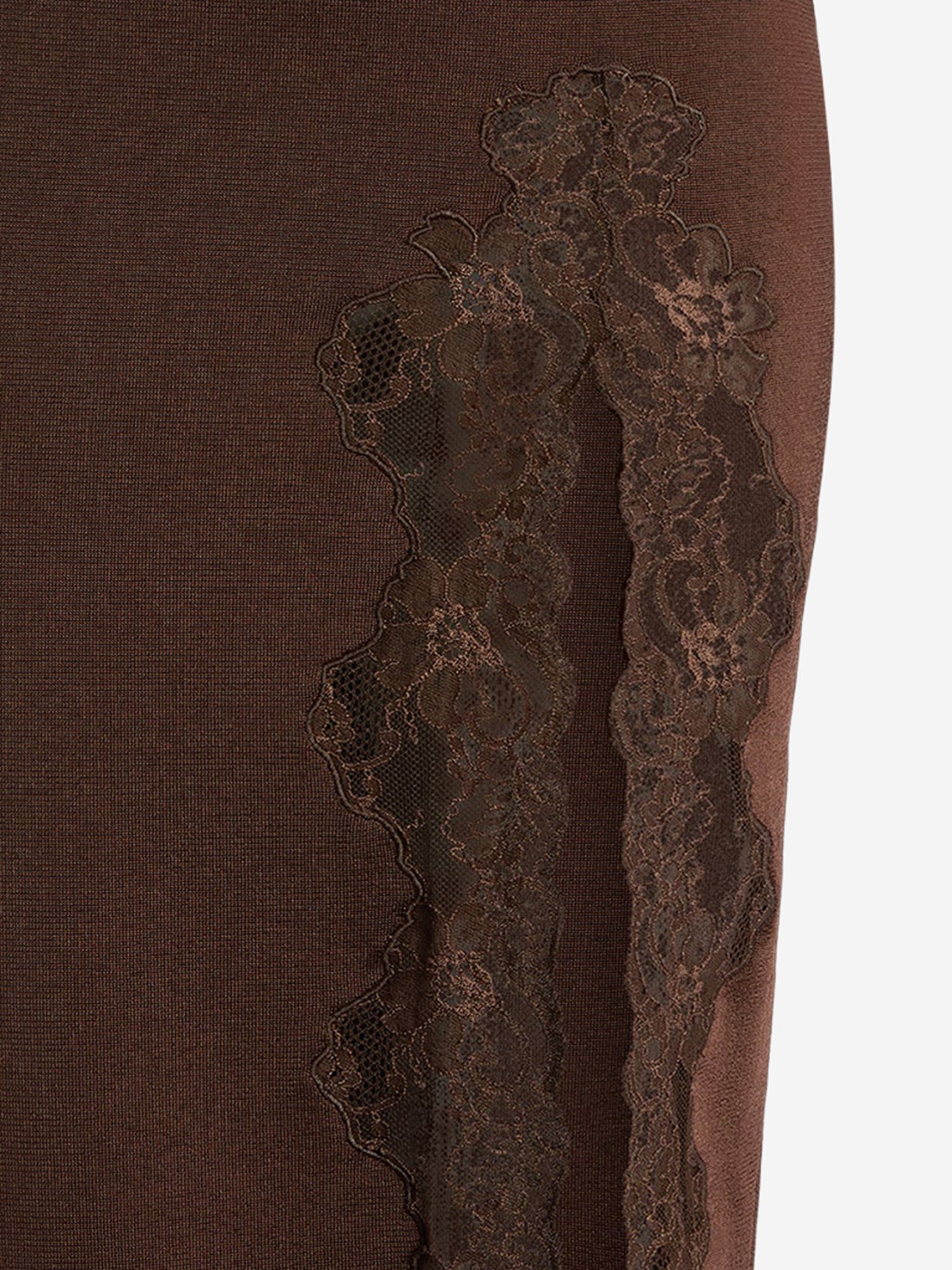 GONNA MIDI IN MAGLIA E PIZZO SK0000000082 A91 BALMAIN 