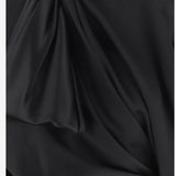BLUSA INCROCIATA IN SETA CON LACCI TO0000000074 0PA BALMAIN 