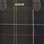 BORSA TOTE BARRHILL IN MISTO LANA CON MOTIVO CHECK LBA0423 OL91 BARBOUR 