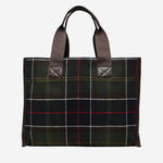 BORSA TOTE TURNBERRY IN MISTO LANA CON MOTIVO CHECK LBA0424 OL91 BARBOUR 