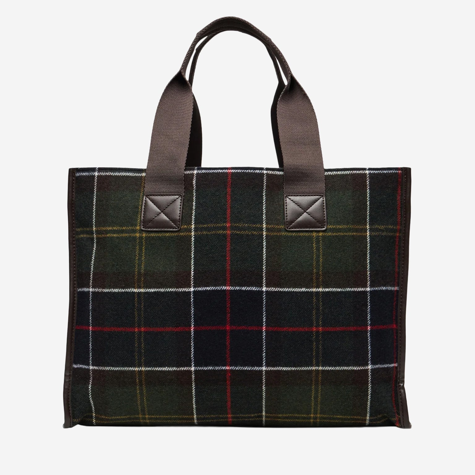 BORSA TOTE TURNBERRY IN MISTO LANA CON MOTIVO CHECK LBA0424 OL91 BARBOUR 