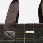 BORSA TOTE TURNBERRY IN MISTO LANA CON MOTIVO CHECK LBA0424 OL91 BARBOUR 