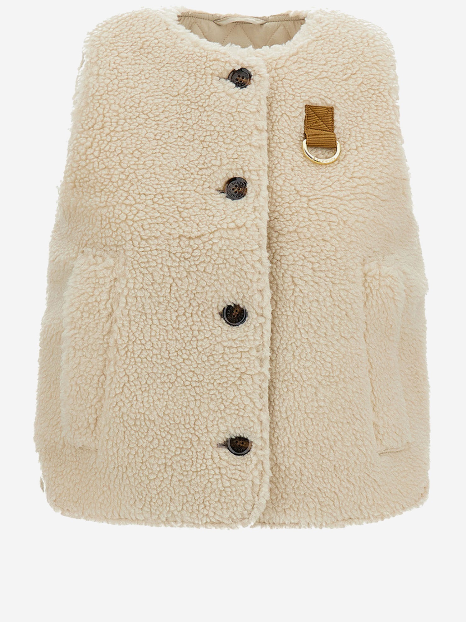 GILET IN NYLON EFFETTO PELLICCIA LGI0228 CR11 BARBOUR 