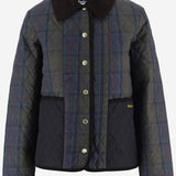 GIUBBOTTO IN NYLON TRAPUNTATO CON MOTIVO CHECK LQU1932 TN11 BARBOUR 