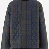 GIUBBOTTO IN NYLON TRAPUNTATO CON MOTIVO CHECK LQU1932 TN11 BARBOUR 