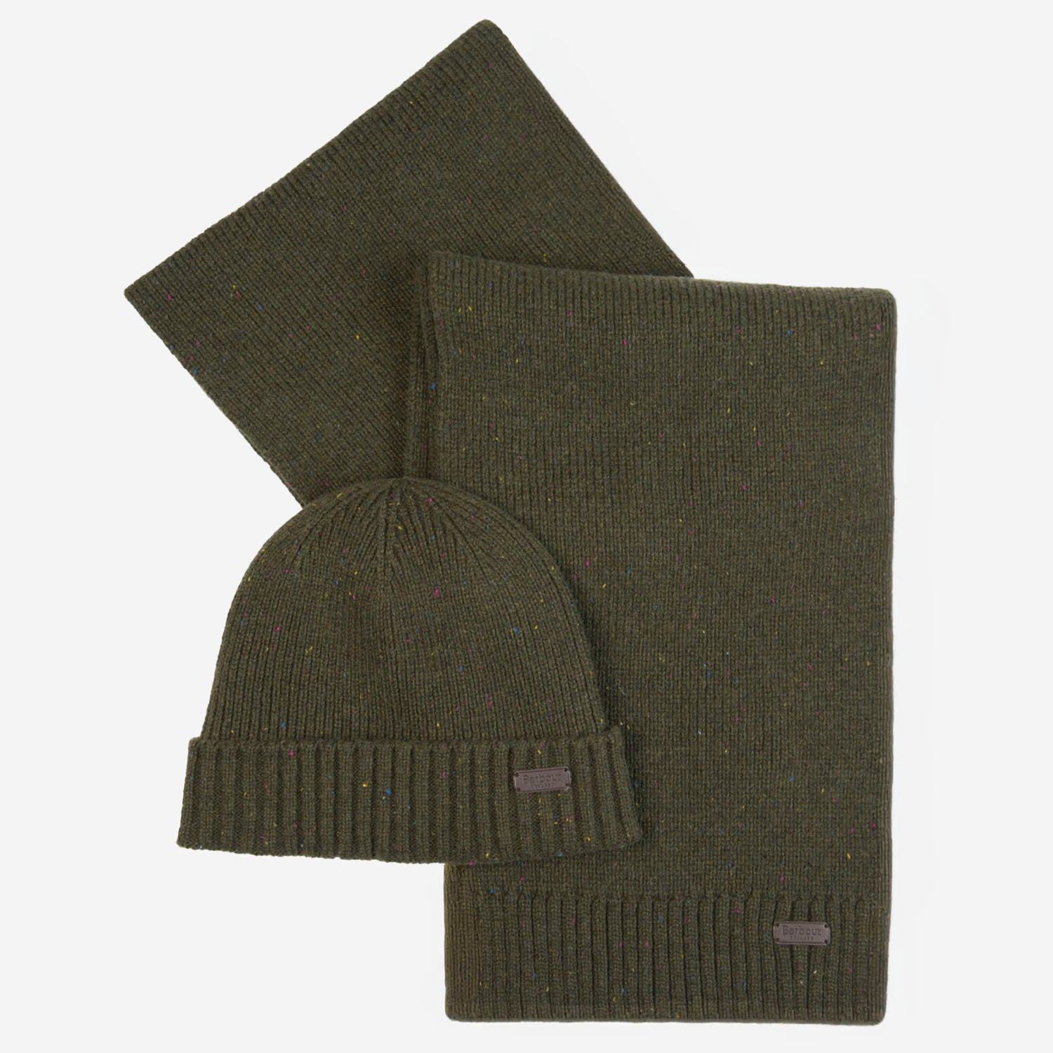 SET REGALO DI BERRETTO E SCIARPA CARLTON FLECK MGS0047 OL31 BARBOUR 