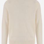 MAGLIONE IN LANA GIROCOLLO MKN1773 WH52 BARBOUR 