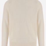 MAGLIONE IN LANA GIROCOLLO MKN1773 WH52 BARBOUR 