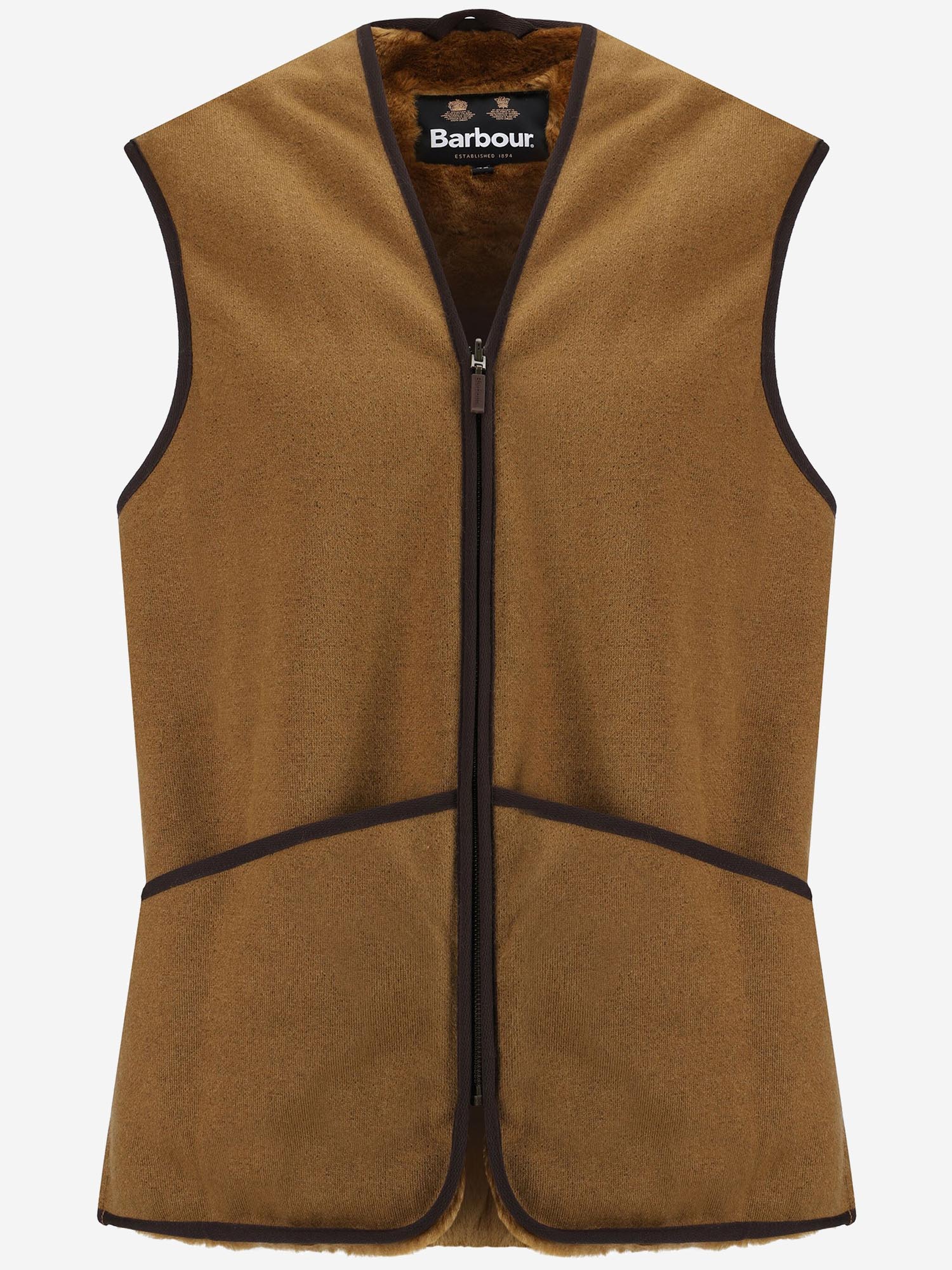 GILET REVERSIBILE IN PILE ACRILICO CON ZIP MLI0004 BR31 BARBOUR 
