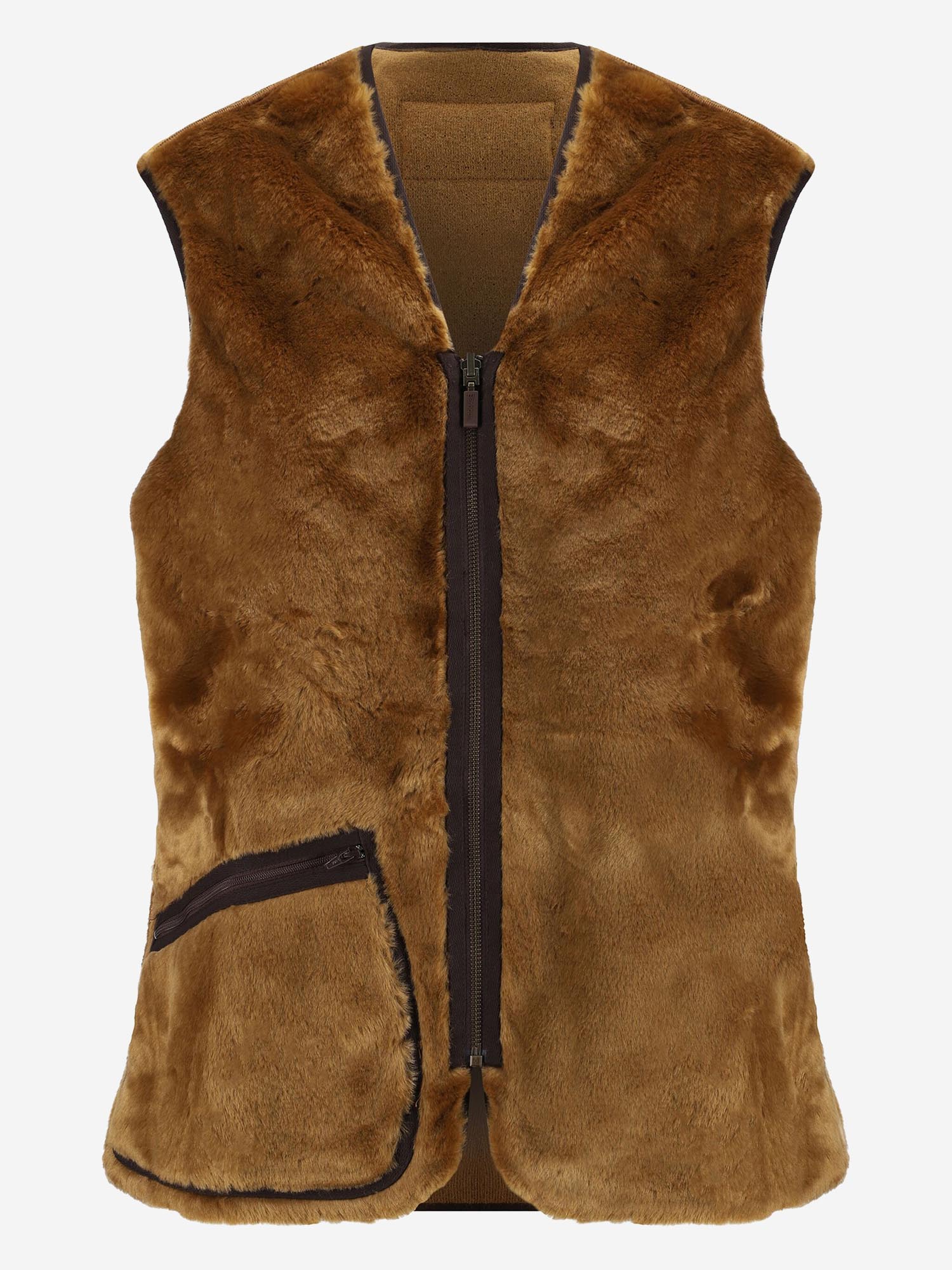 GILET REVERSIBILE IN PILE ACRILICO CON ZIP MLI0004 BR31 BARBOUR 