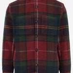 CAMICIA IN MISTO LANA CON MOTIVO CHECK MOS0511 TN69 BARBOUR 