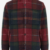 CAMICIA IN MISTO LANA CON MOTIVO CHECK MOS0511 TN69 BARBOUR 