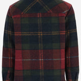CAMICIA IN MISTO LANA CON MOTIVO CHECK MOS0511 TN69 BARBOUR 