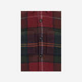 CAMICIA IN MISTO LANA CON MOTIVO CHECK MOS0511 TN69 BARBOUR 