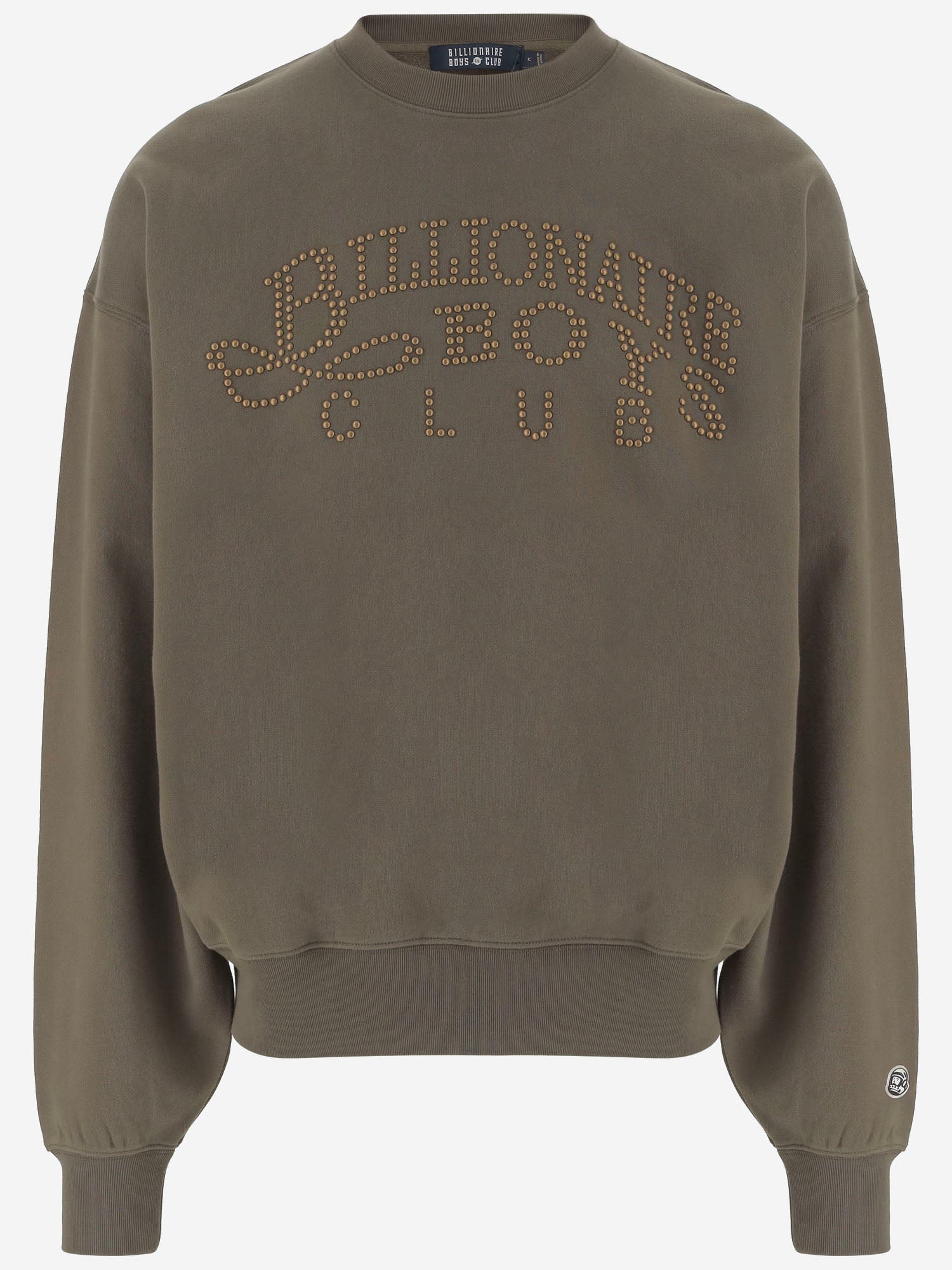 FELPA IN COTONE CON LOGO APPLICATO BBCR26211 KHAKI BILLIONAIRE BOYS CLUB 
