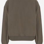 FELPA IN COTONE CON LOGO APPLICATO BBCR26211 KHAKI BILLIONAIRE BOYS CLUB 