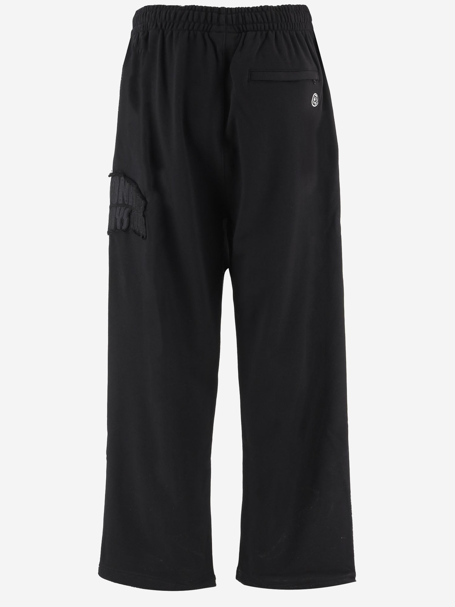 PANTALONI IN COTONE CON LOGO BBJP26203 BLACK BILLIONAIRE BOYS CLUB 