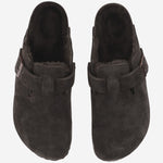 SANDALI SABOT BOSTON IN PELLE SCAMOSCIATA 1020529 MOCCA BIRKENSTOCK 