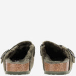 SANDALI SABOT BOSTON CON SHEARLING 1025667 THYME BIRKENSTOCK 