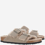 SANDALI ARIZONA IN PELLE SCAMOSCIATA 1028293 TAUPE BIRKENSTOCK 