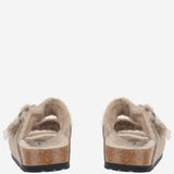 SANDALI ARIZONA IN PELLE SCAMOSCIATA 1028293 TAUPE BIRKENSTOCK 