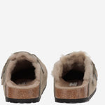 SABOT BOSTON IN PELLE SCAMOSCIATA 1028299 TAUPE BIRKENSTOCK 
