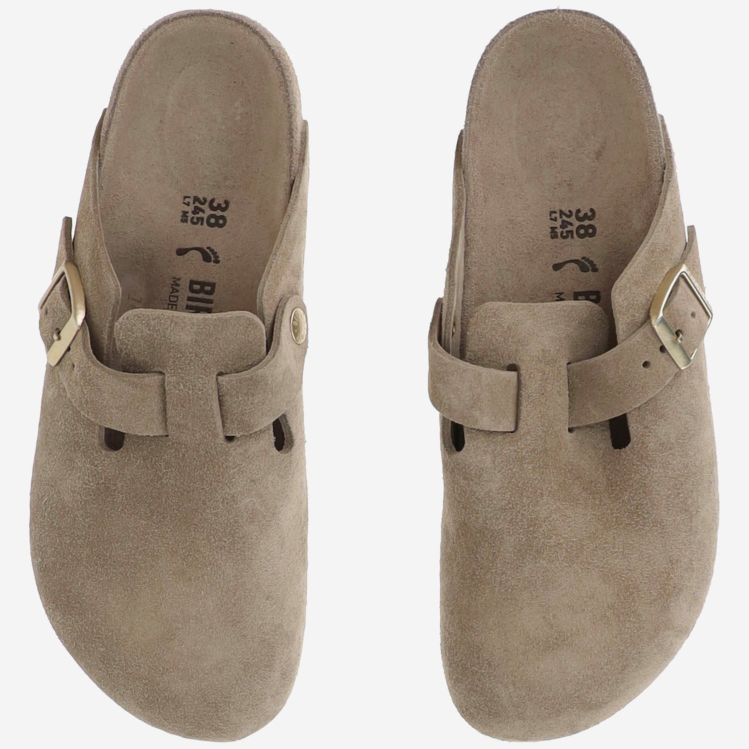 SABOT BOSTON IN SUEDE 1031511 TAUPE BIRKENSTOCK 