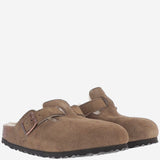 SABOT BOSTON IN PELLE SCAMOSCIATA 1032432 DARKTEA BIRKENSTOCK 