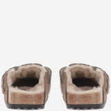 SABOT BOSTON IN PELLE SCAMOSCIATA 1032432 DARKTEA BIRKENSTOCK 
