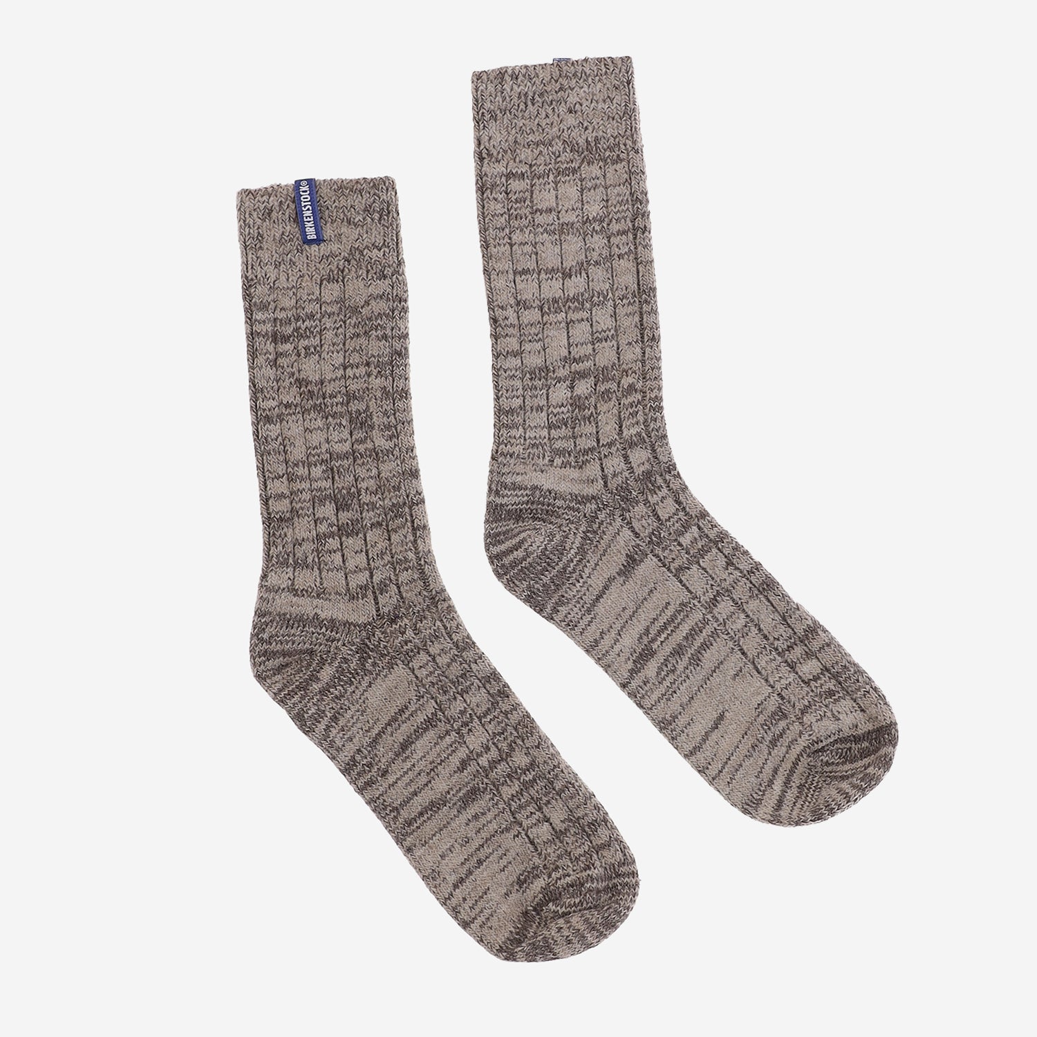 CALZINI IN MISTO COTONE E LANA STRETCH 1032625 TAUPE BIRKENSTOCK 