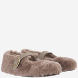 BALLERINE SANTA CLARITA IN PELLE 1032639 GRAYTAUPE BIRKENSTOCK 