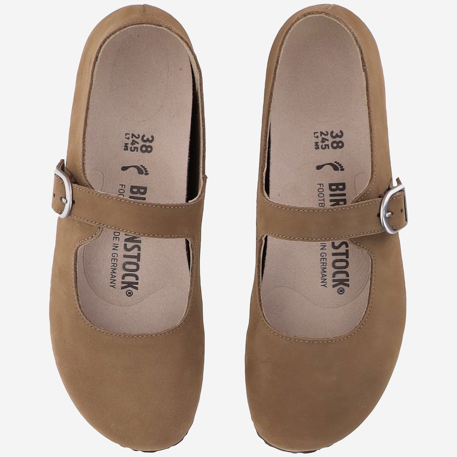 BALLERINE SANTA CLARITA IN PELLE 1032731 DARKTEA BIRKENSTOCK 