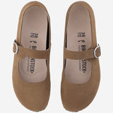 BALLERINE SANTA CLARITA IN PELLE 1032731 DARKTEA BIRKENSTOCK 