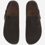 MULES LONDON IN PELLE SCAMOSCIATA 1032807 MOCCA BIRKENSTOCK 
